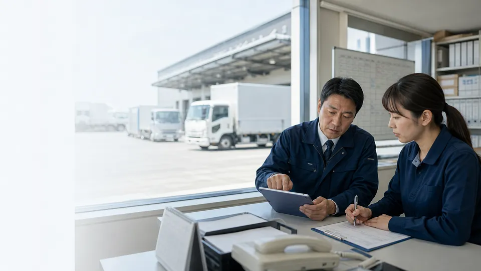 業務の情報を整理し、AI活用を検討するイメージ